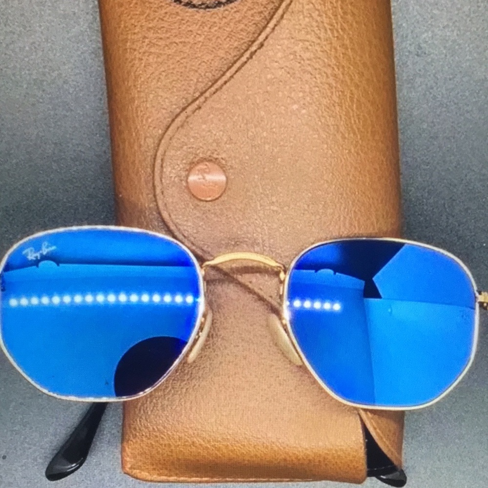 Ray-Ban Blue Aviator Sunglasses